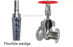 Flexible wedge gate valve