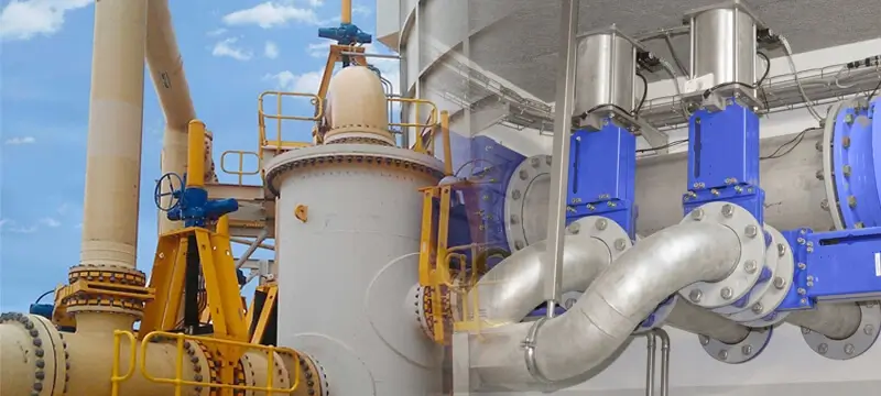 Knife-Gate-valve-in-system