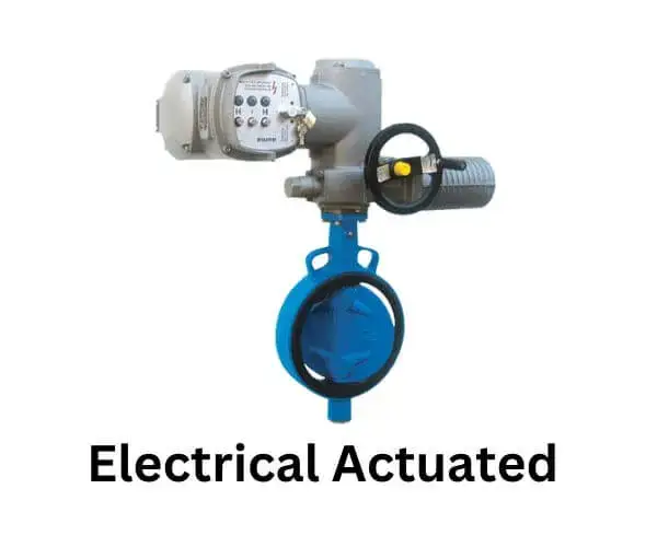 Electrical-actuated-butterfly-valve