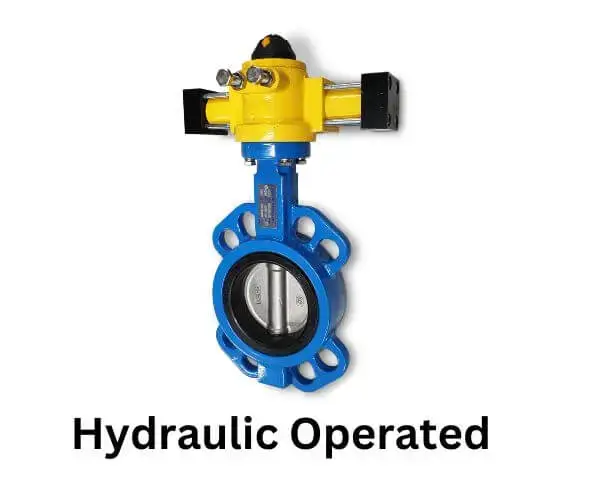 Hydraulic-operated-butterfly-valve