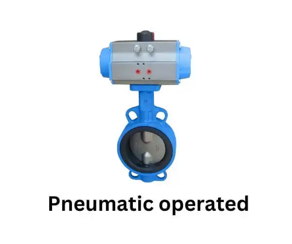 Pneumatic-operated-butterfly-valve